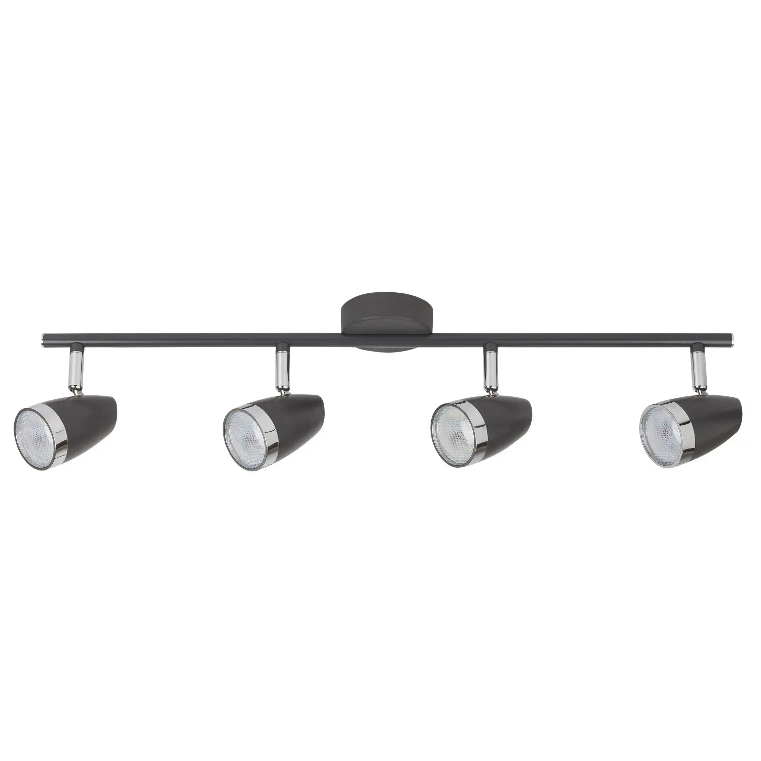 Rabalux Stropní 4bodové svítidlo Karen, 4x4 W, 4x280 lm, 3000 W, antracit/chrom