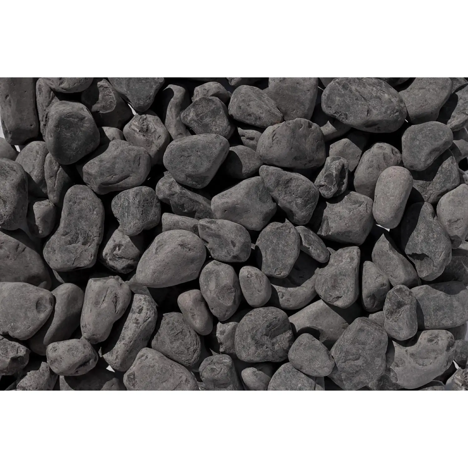 Mramorové okrasné oblázky černá Ebano 25-40 mm 25 kg PE pytel