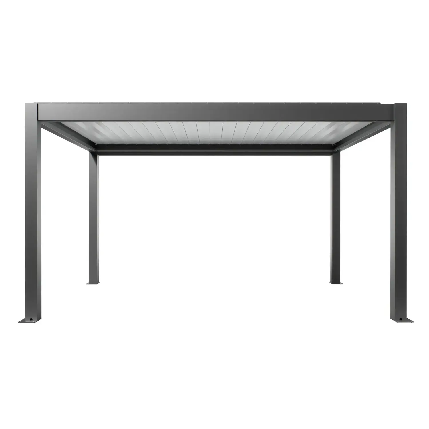 Biohort Pergola 4,5 x 3 tmavě šedá/bílá  460 x 312 cm