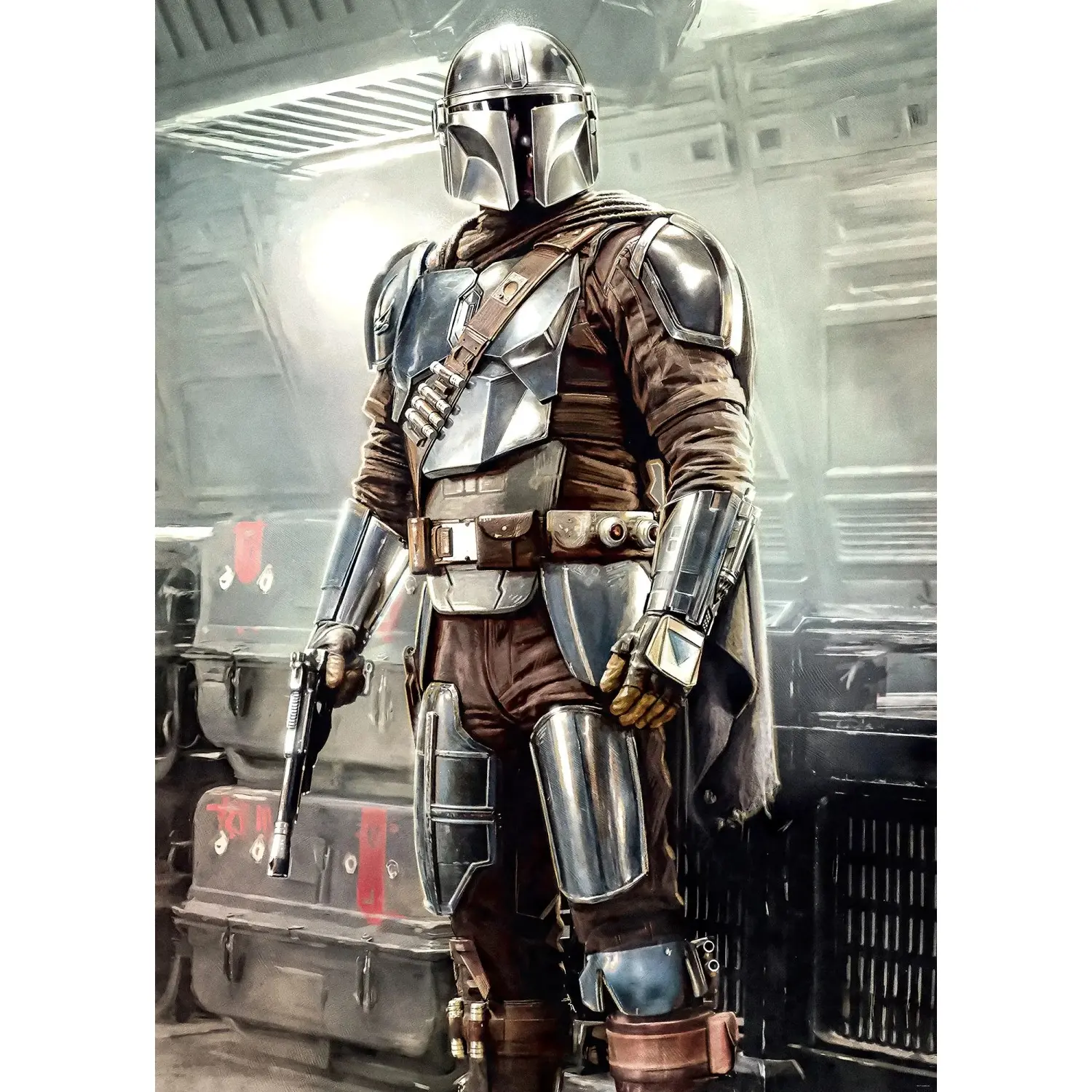 Komar Vliesová fototapeta Mandalorian Fight Posture 200 x 280 cm
