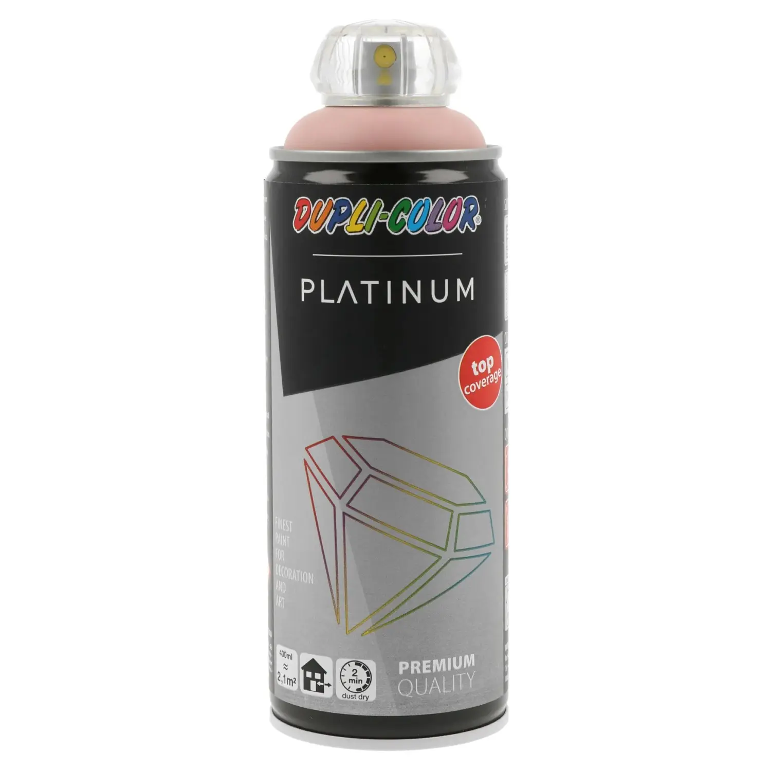 DUPLI-COLOR Lak ve spreji PLATINUM hedvábně matný, světle růžová, 400 ml