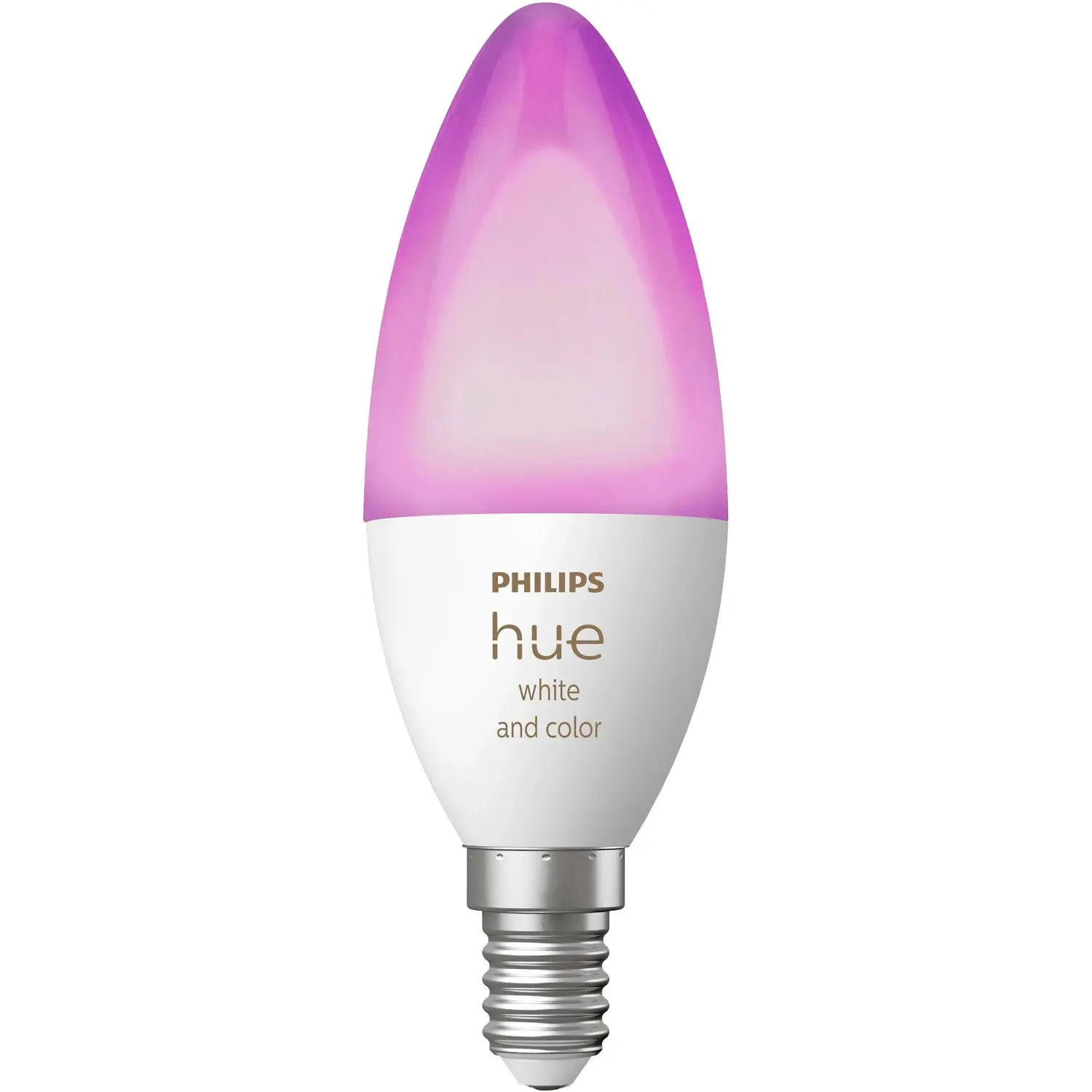 Philips Hue Smart žárovka White&Color Ambiance E14 C39 5,3W 470lm 2000-6500K