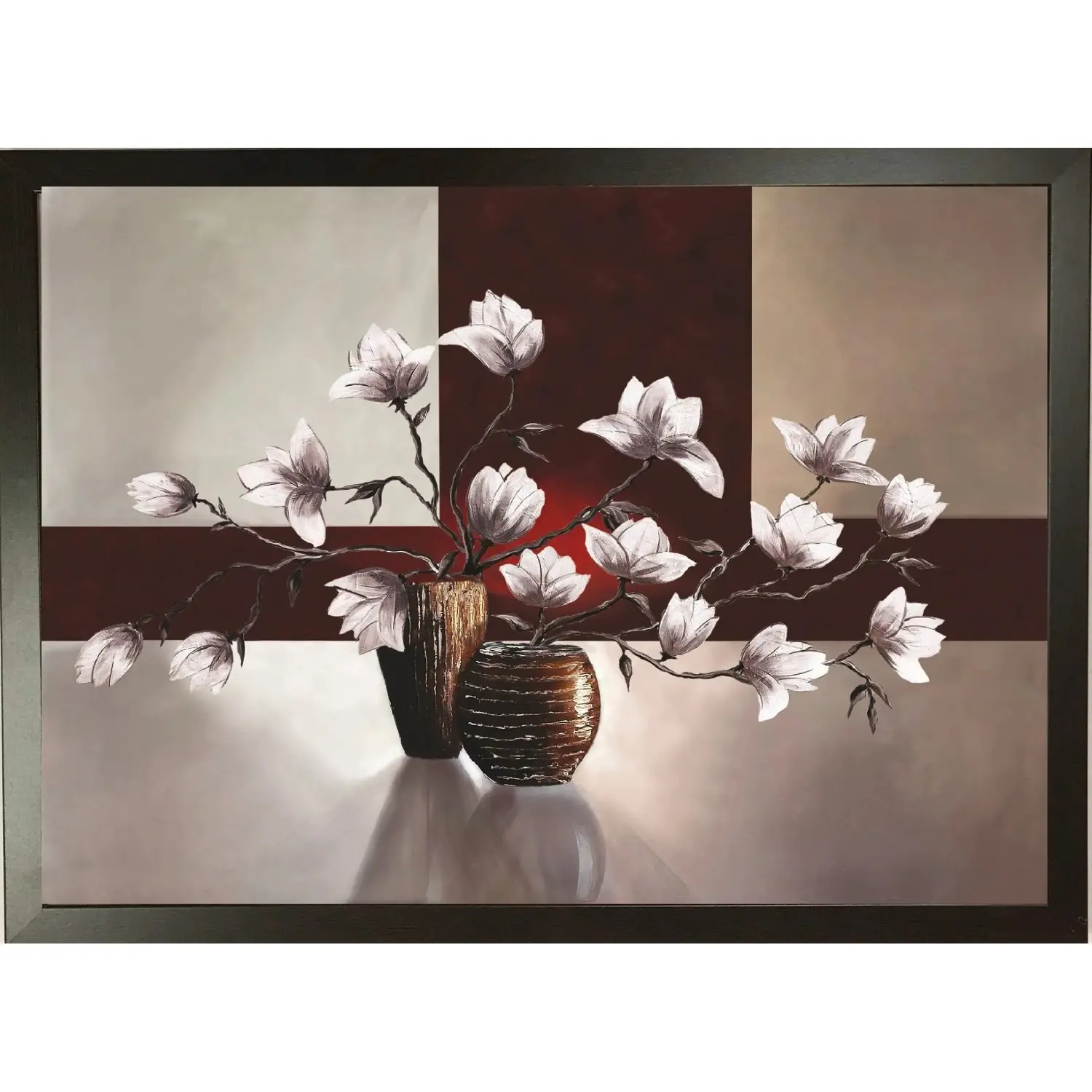 Bondecor Zarámovaný obraz Květina 50 x 70 cm