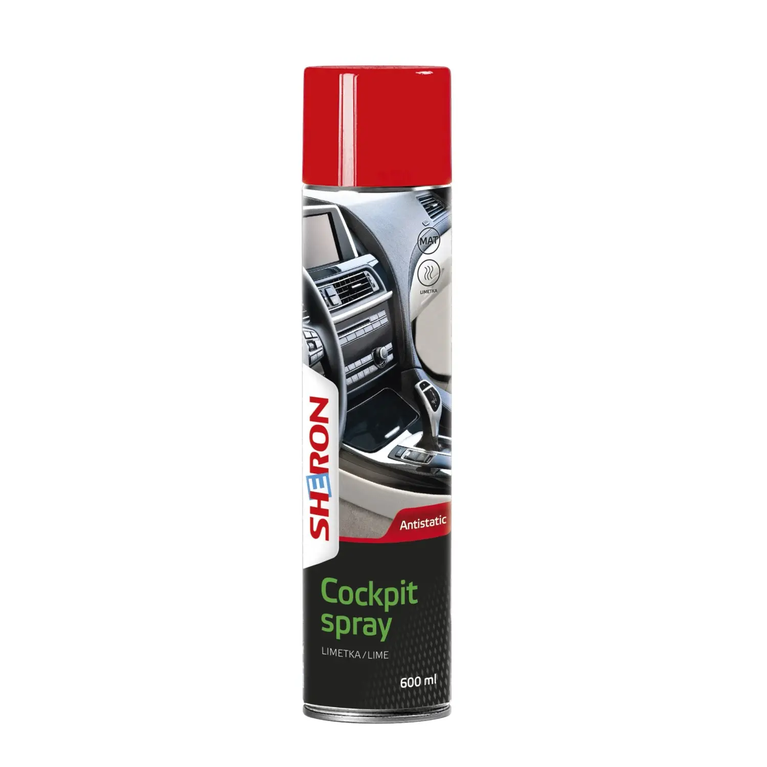 SHERON Sprej do interiéru vozu 600 ml, limetka