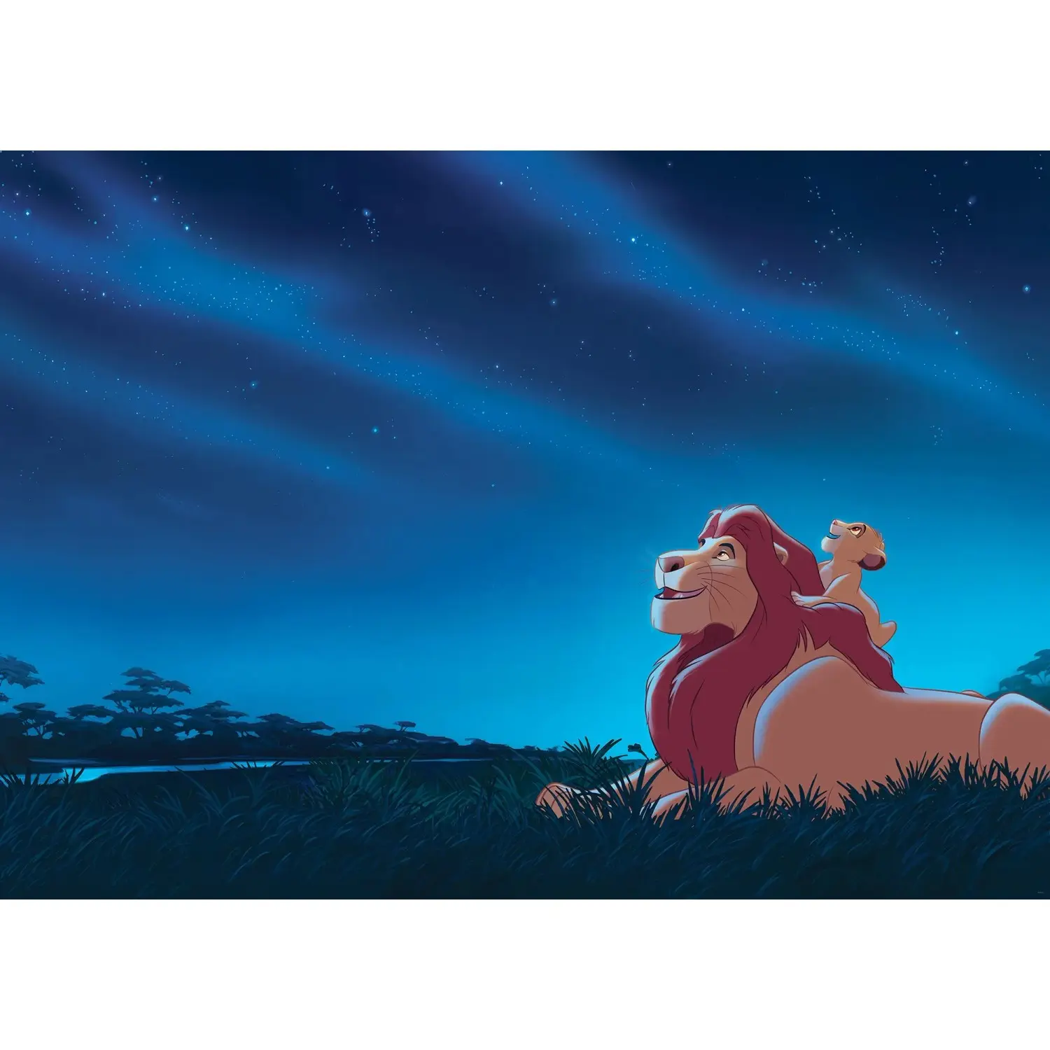 Komar Vliesová fototapeta Disney The Lion King Stargazing 350 x 250 cm