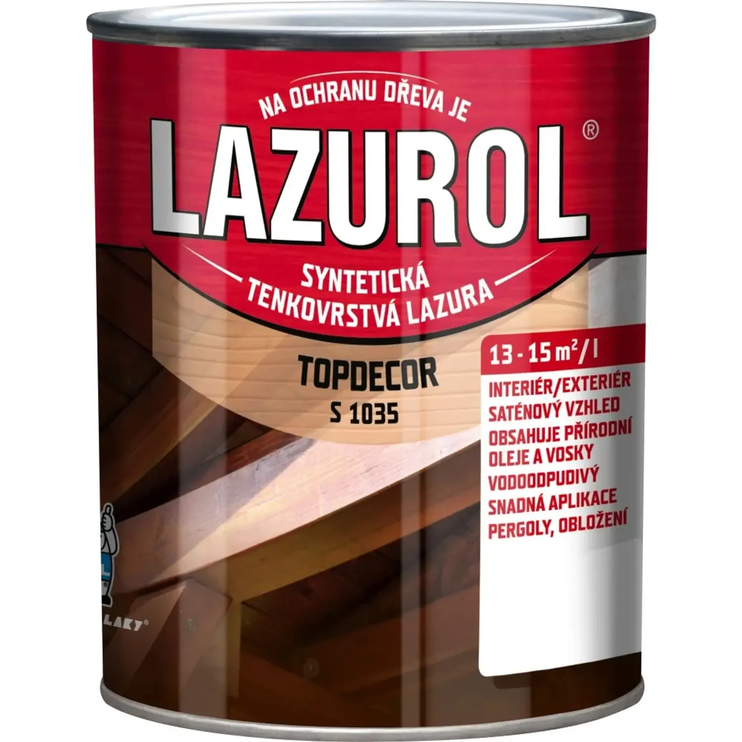 Lazurol Topdecor S1035 lazura přírodní 750 ml