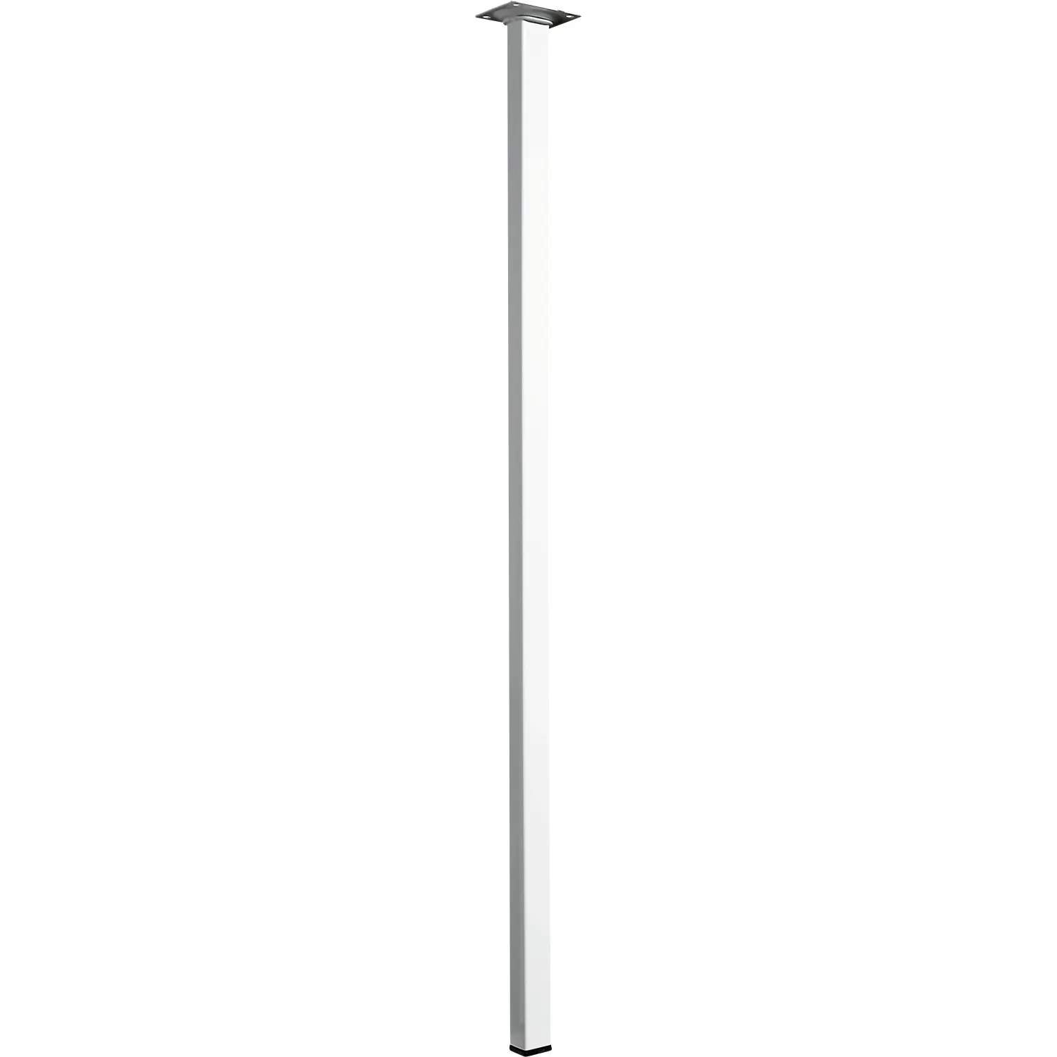 Hettich Nábytková noha hranatá, bílá, 24 x 24 x 800 mm