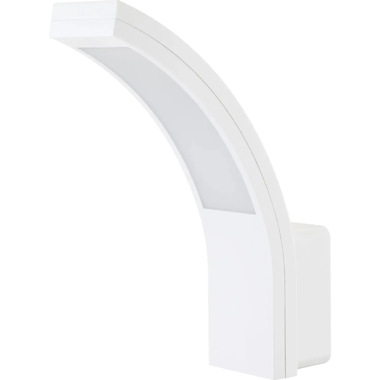 EURAKLES Nástěnné LED svítidlo SCHARLEEN 10W 800lm 4000K IP54 bílá 25 x 18,8 cm