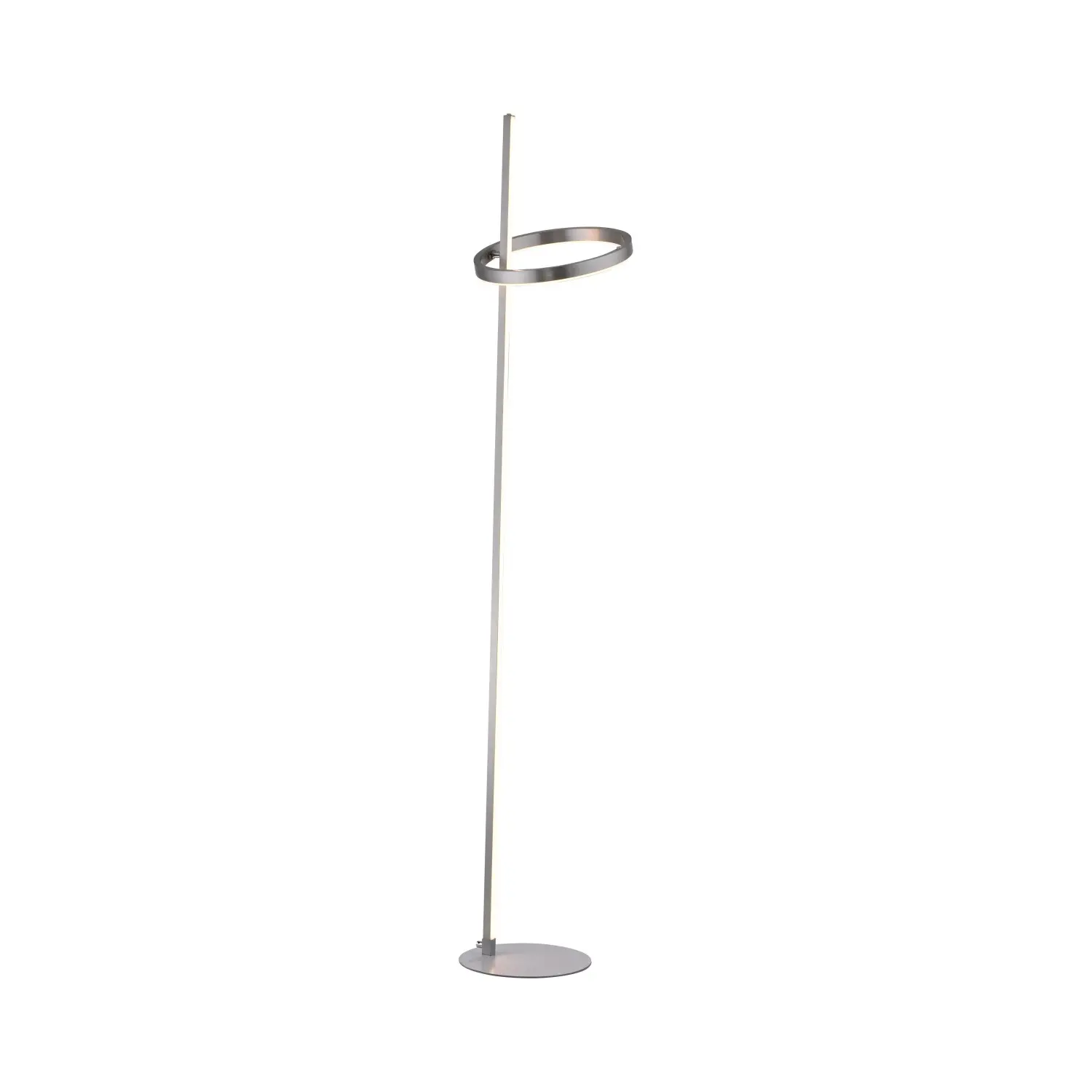 Just Light Stojací LED lampa Ritus, 21W, 2200lm, ocelová, 159,5 cm