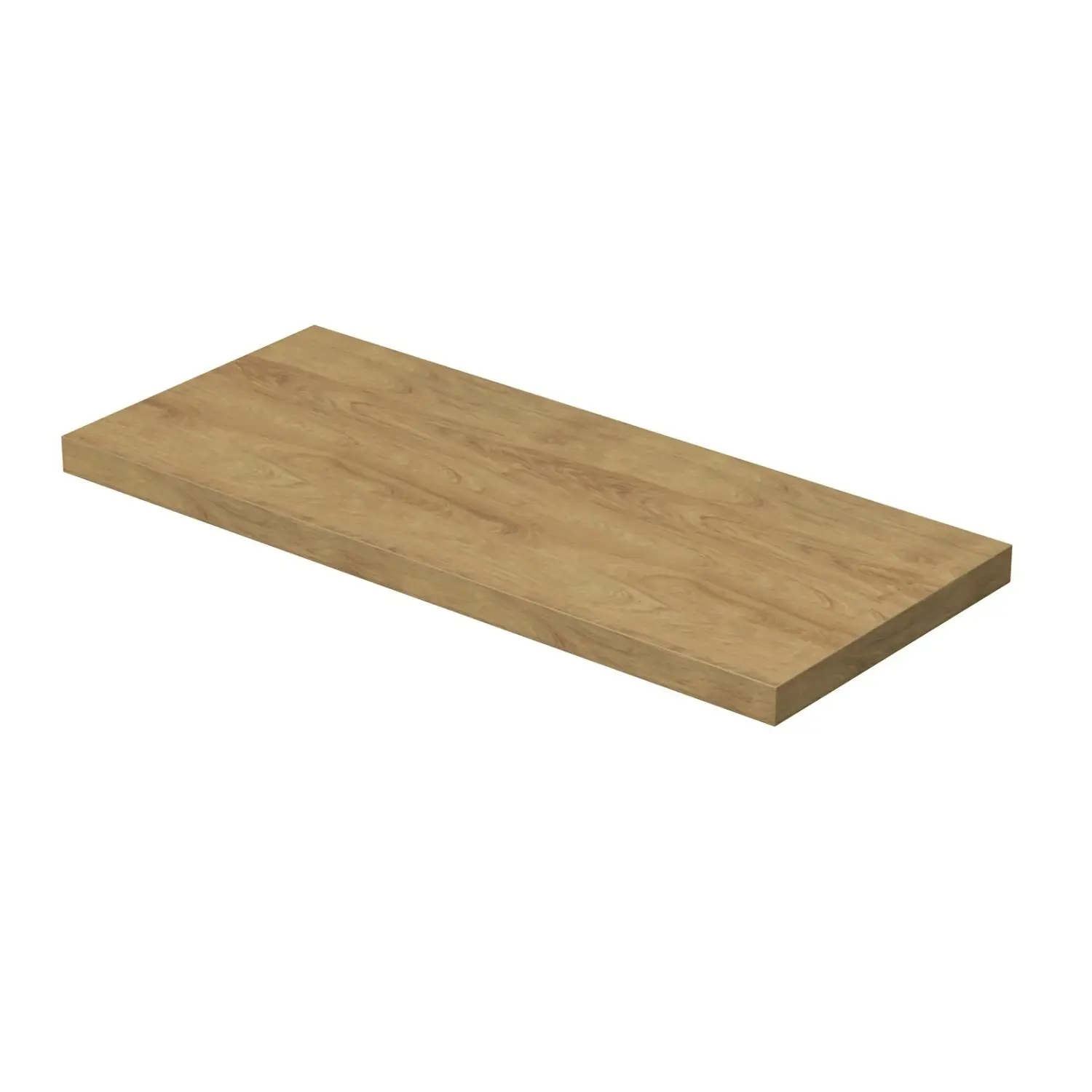 INTEDOOR Umyvadlová deska BEE bez výřezu, š. 110 cm, dub Hickory