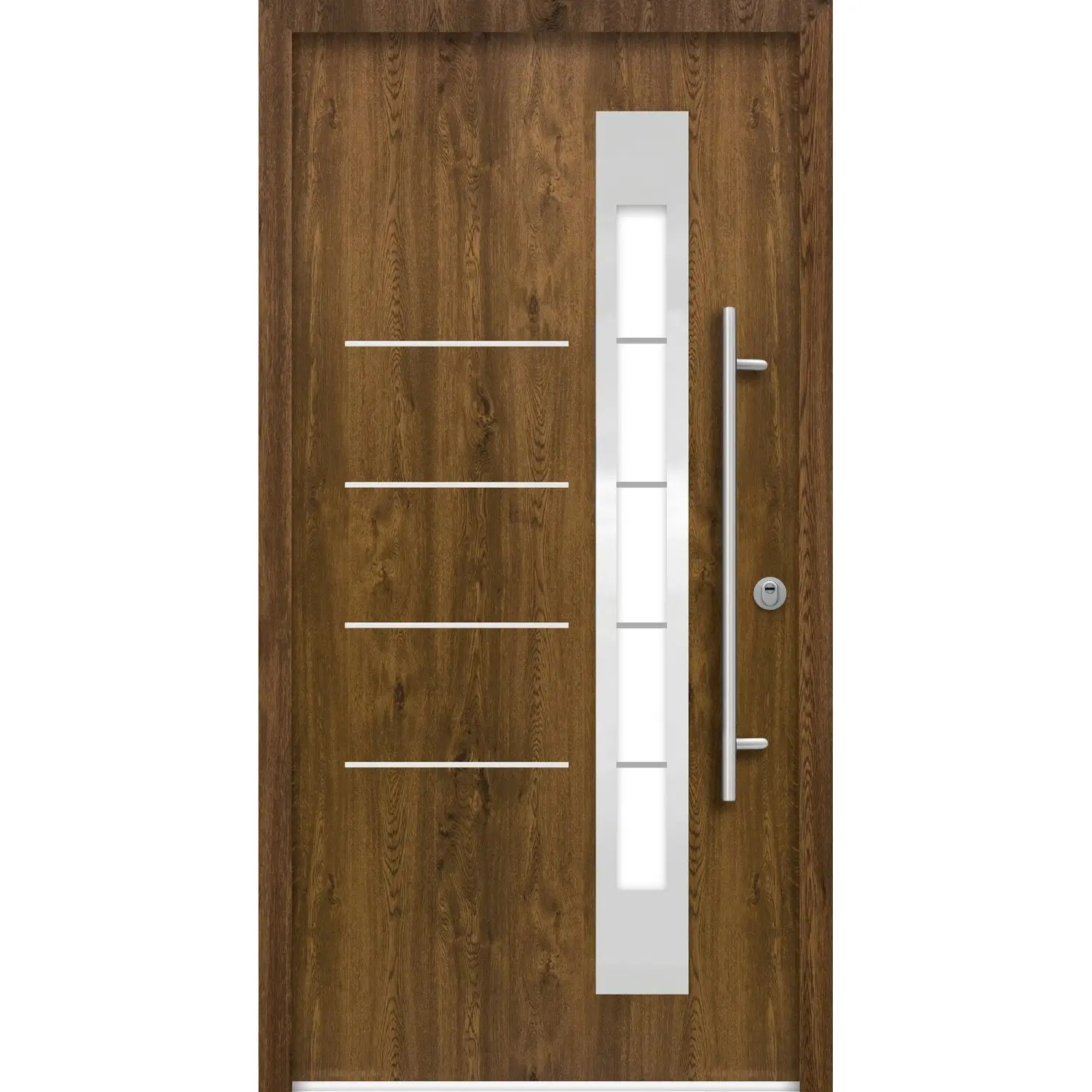 SPLENDOOR Vchodové dveře ThermoSpace BERLIN PRIME RC2 ořech 100 P