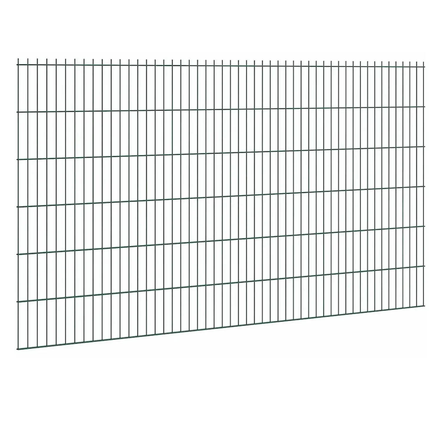Floraworld Drátěný plotový panel, dvojitý 6/5/6, zelená, 123 x 251 cm