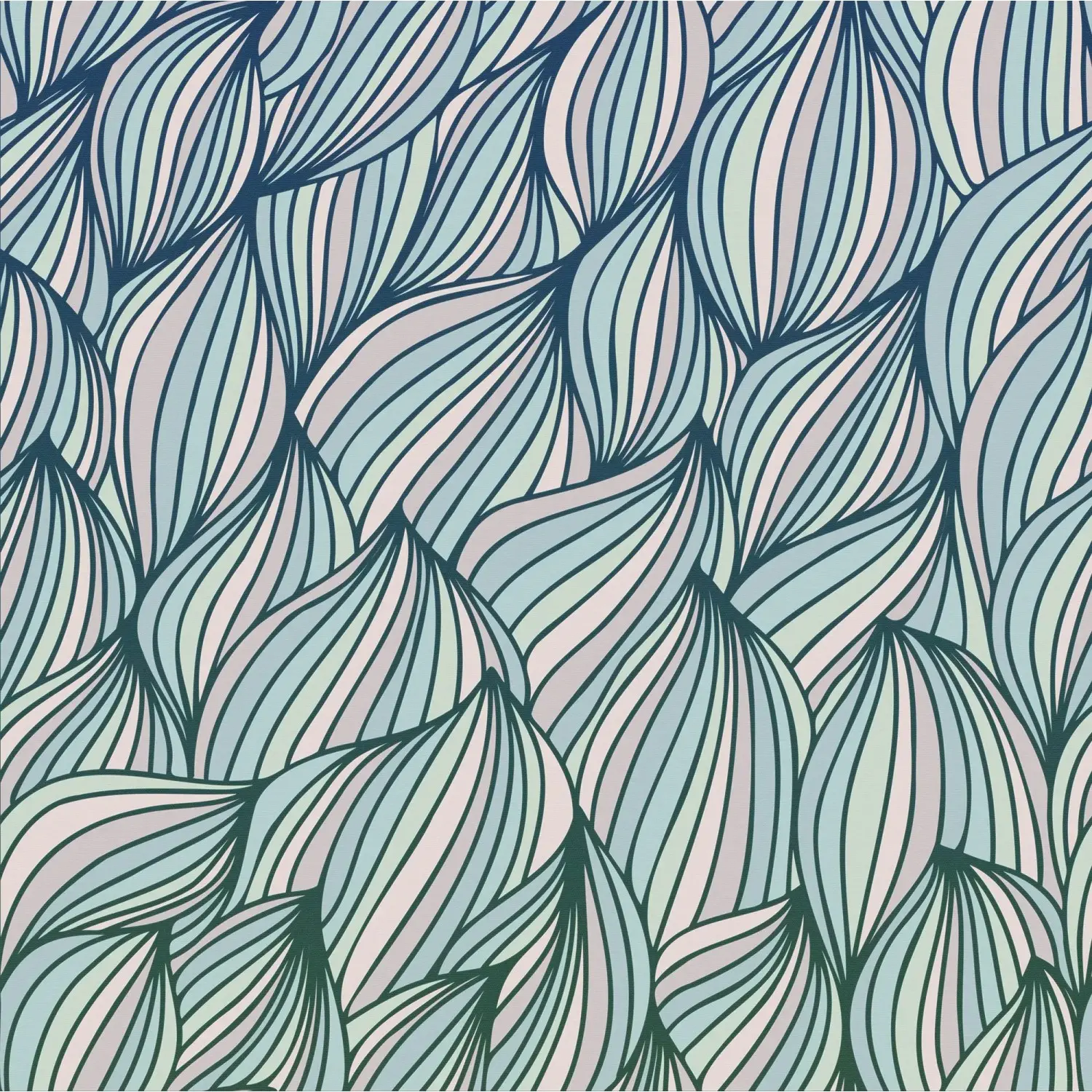 Komar Vliesová fototapeta Gentle Waves 250 x 250 cm