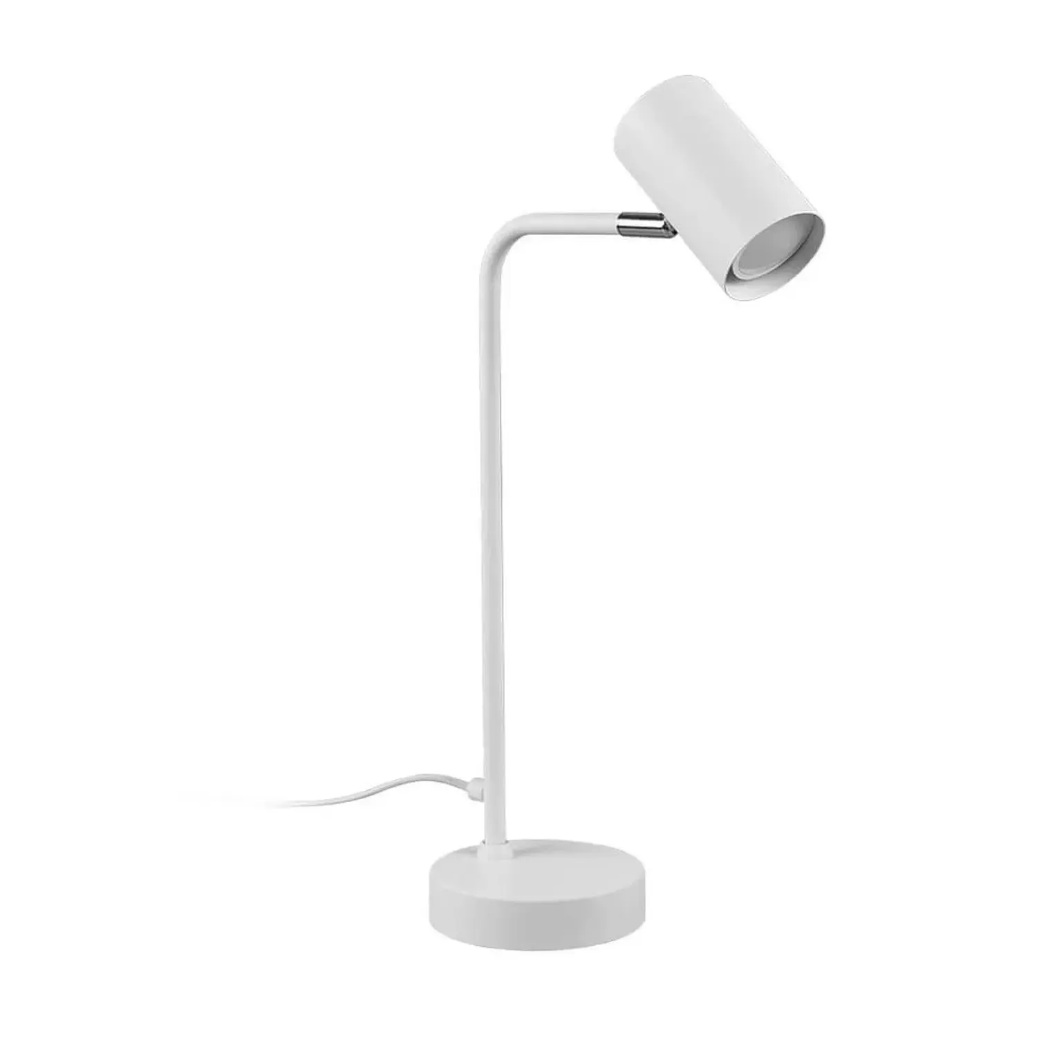 Trio Stolní lampa Marley bílý matný kov, 1 x GU10, 45 x 12 cm