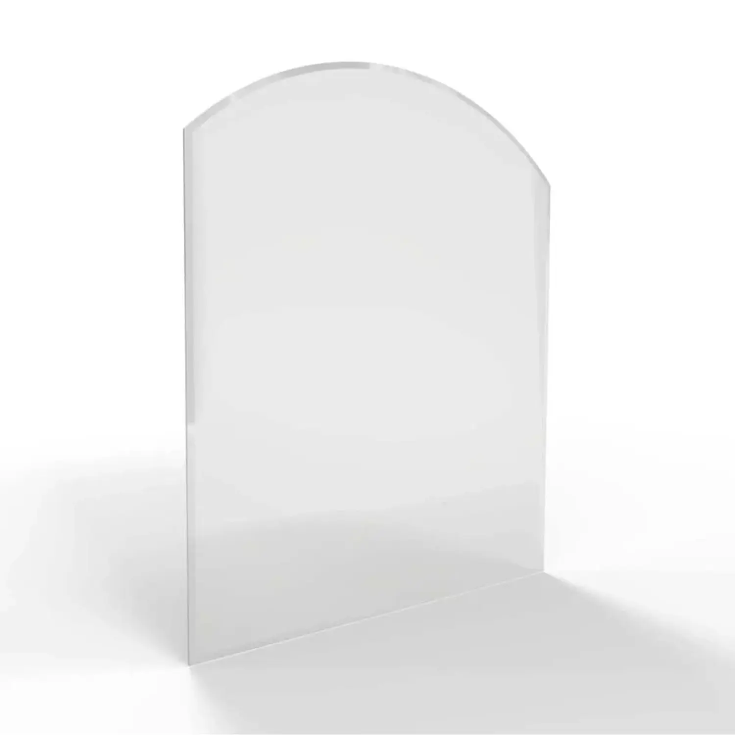 HS Flamingo Sklo pod kamna oblouk R725, čiré, 1000 x 1200 x 6 mm