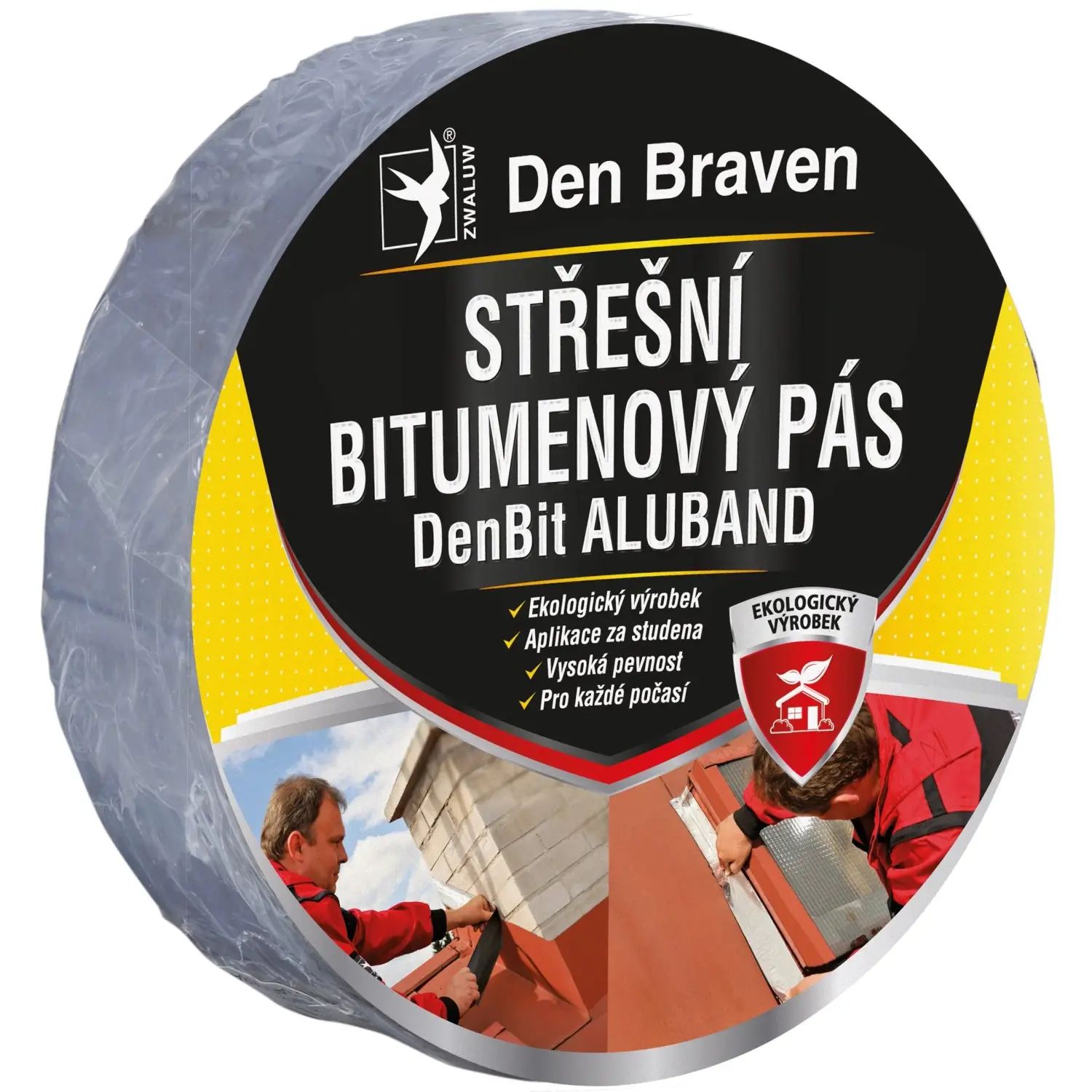 Den Braven Střešní bitumenový pás DenBit Aluband PLUS 100 mm x 10 m