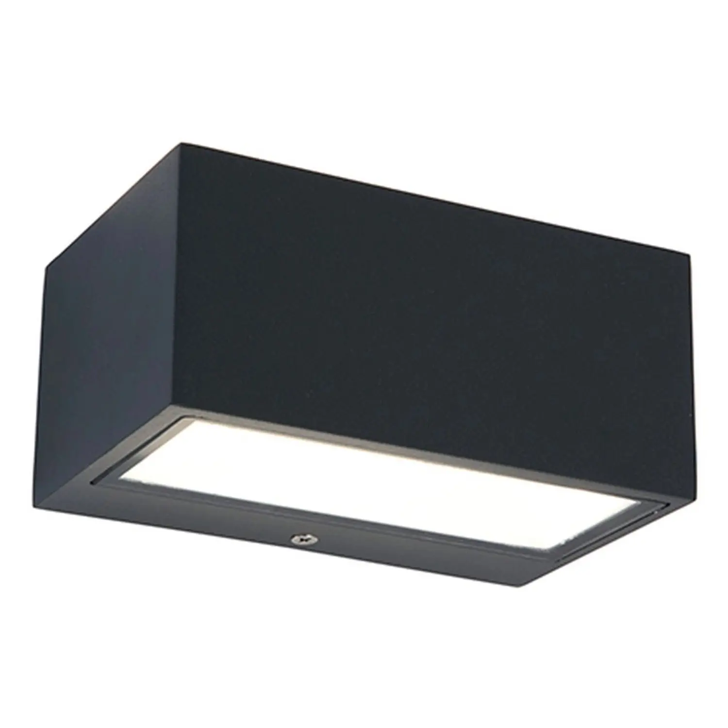 LUTEC LED nást. svítidlo GEMINI tm. šedé 10,5W 700lm 4000K IP54 65x140x89mm