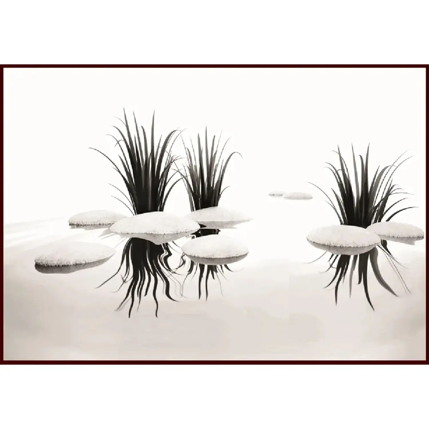Bondecor Obraz Putframe Kameny 70 x 100 cm