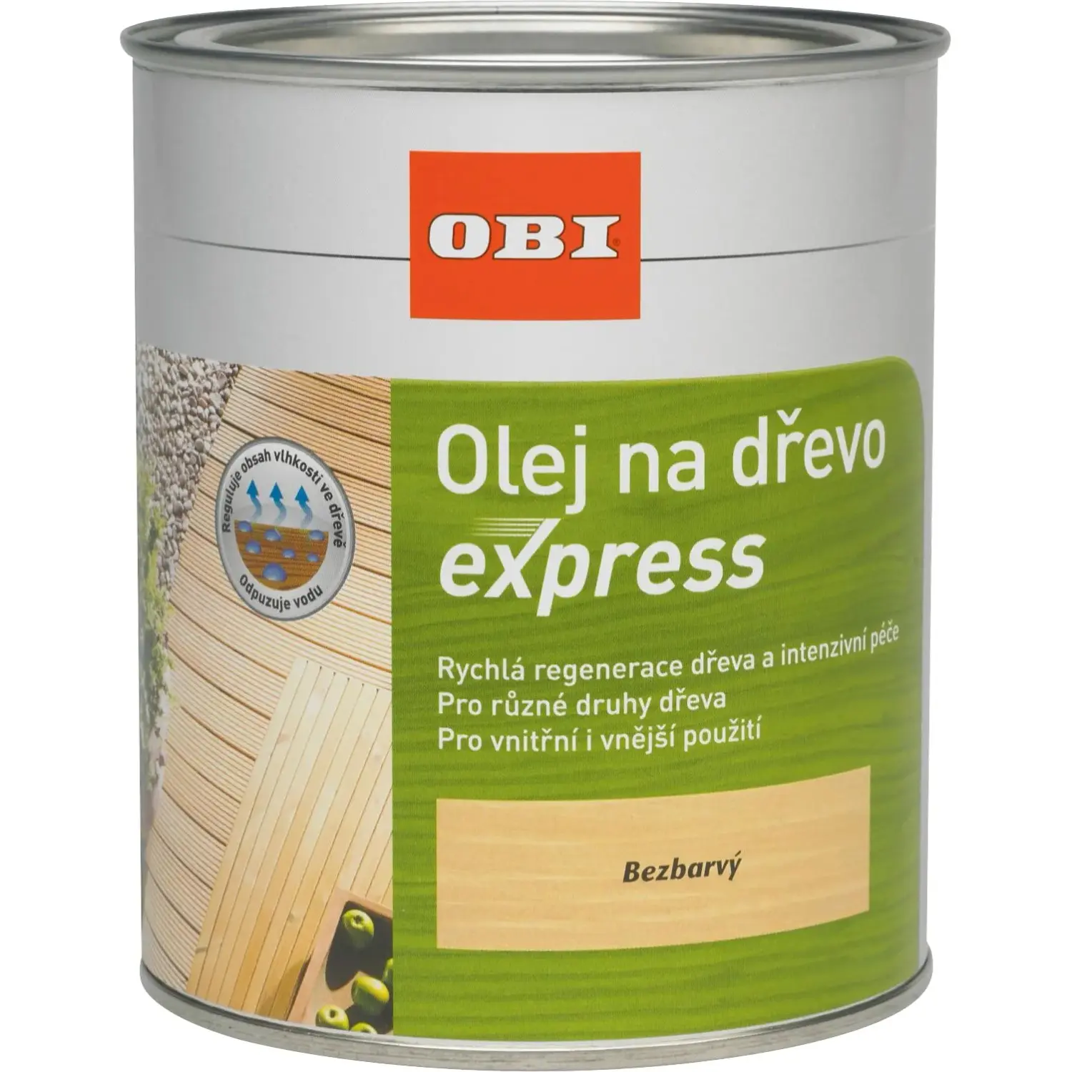 OBI Olej na dřevo Express transparentní 750 ml