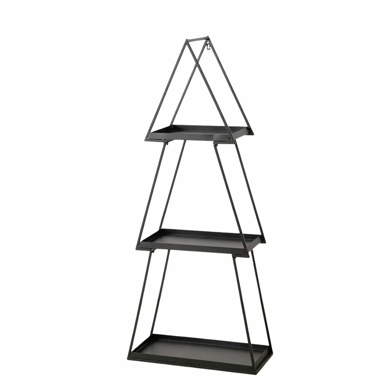 Boltze Regál stromek Haakon, černá, 25 x 55 x 130 cm