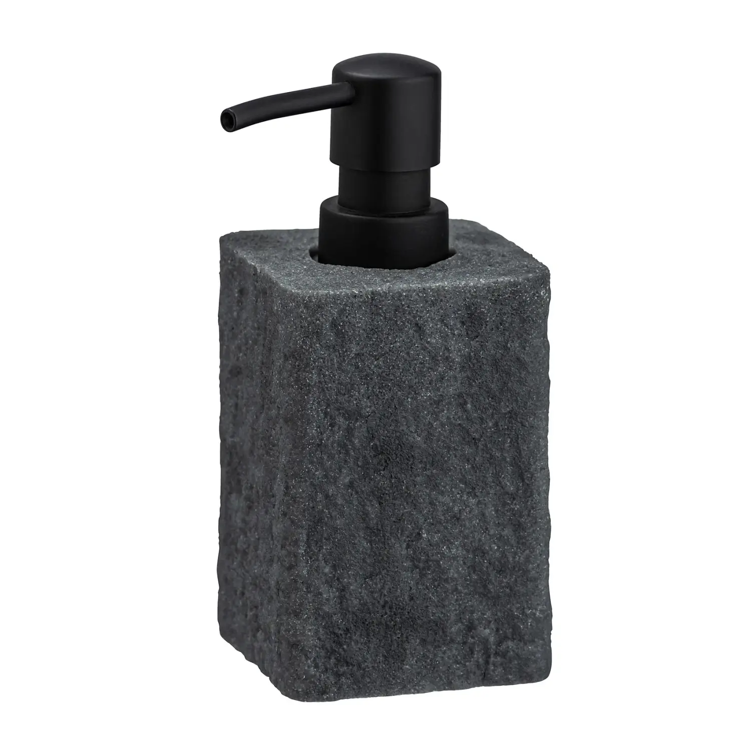 Wenko Dávkovač mýdla Villata 0,3 l polyresin 7 cm x 15 cm x 7 cm antracitový