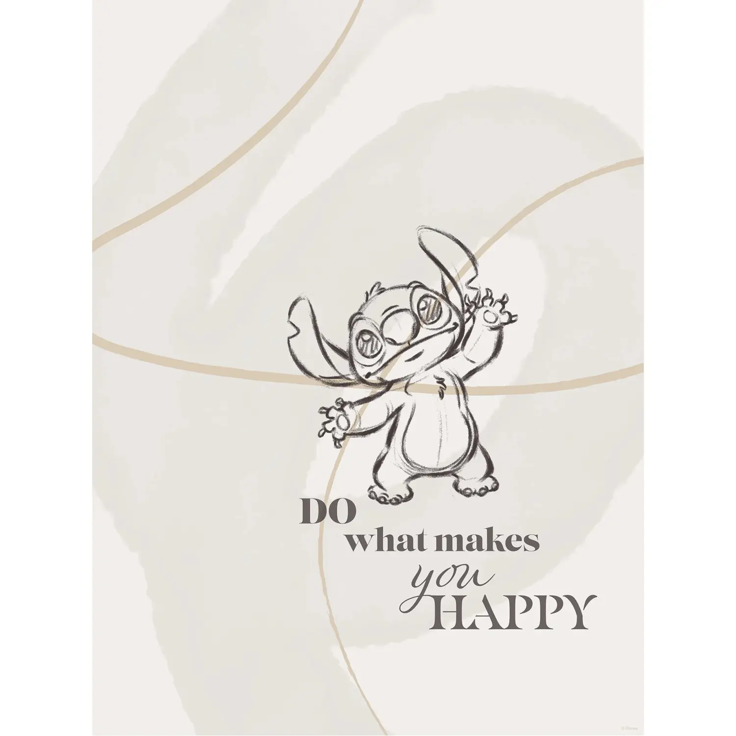 Komar Plakát Disney Lilo and Stitch Do What Makes You Happy 30 x 40 cm
