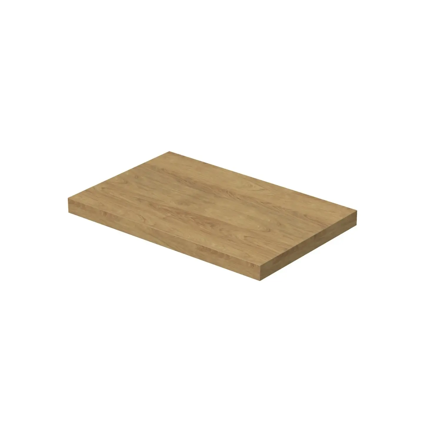 INTEDOOR Umyvadlová deska BEE bez výřezu, š. 70 cm, dub Hickory