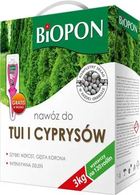 Hnojivo pro túje a cypřiše 3 kg