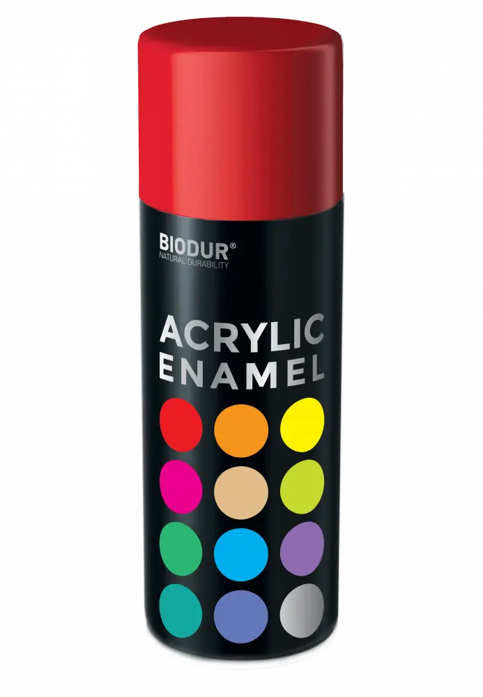 Akrylový email ve spreji - ohnivá červená 400ml/RAL 3020
