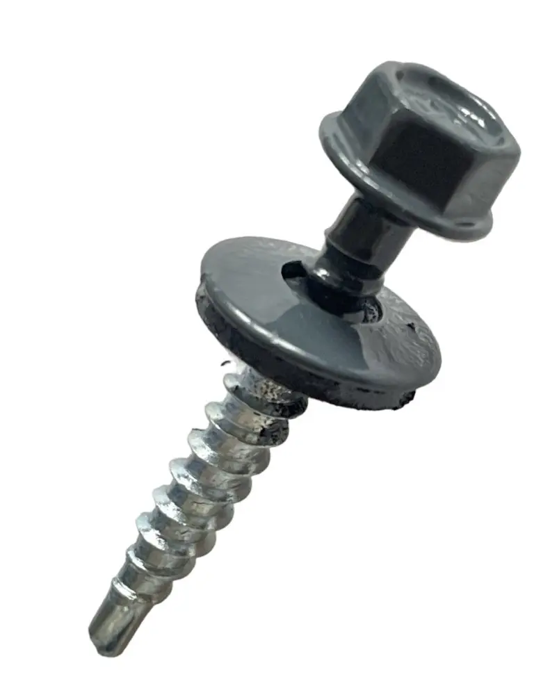 Vrut farmářský samovrtný s podložkou 4,8x35 šedý 7016 - 250ks