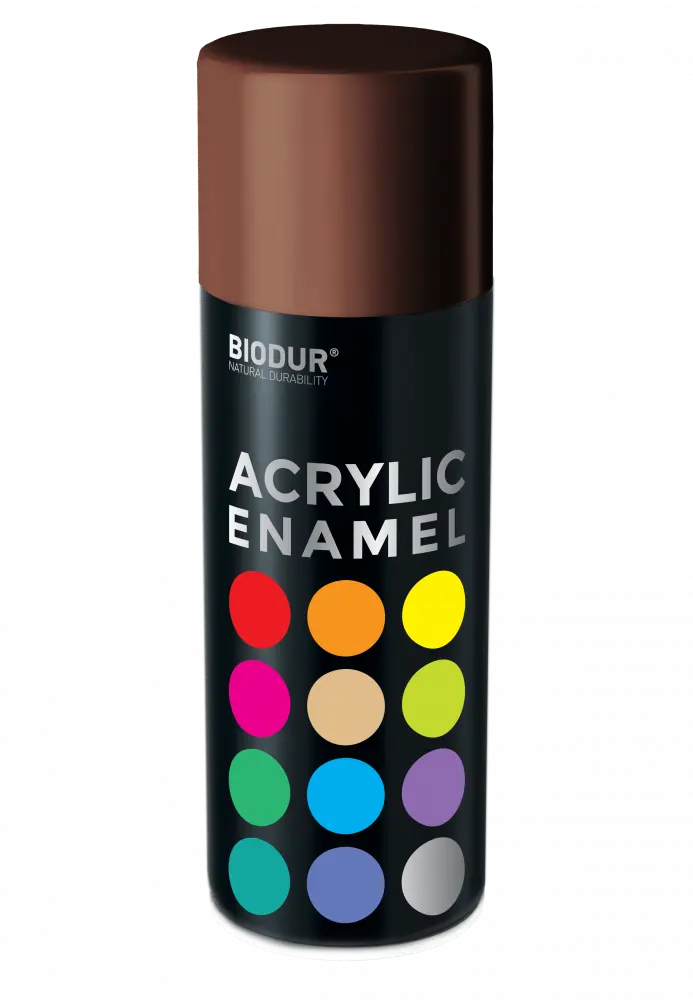 Akrylový email ve spreji - hnědá čokoláda 400ml/RAL 8017