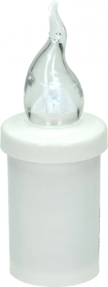 Hřbitovní svíčka LED 2xAA bílá