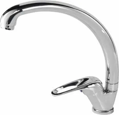 Dřezová baterie tvar C chrom FIJI / FI-181.CH