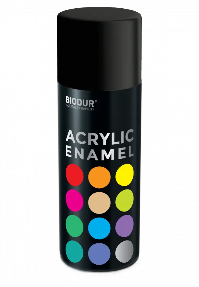 Akrylový email ve spreji - matná černá 400ml/RAL 9005