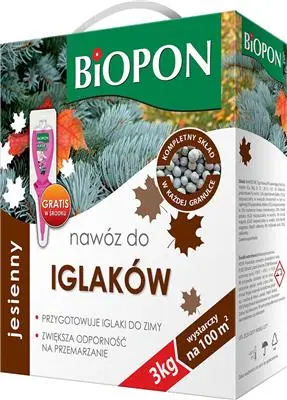Podzimní hnojivo pro jehličnany 3 kg