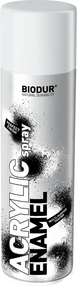 Akrylový bílý lesklý lak ve spreji 500ml/ 9010 PA