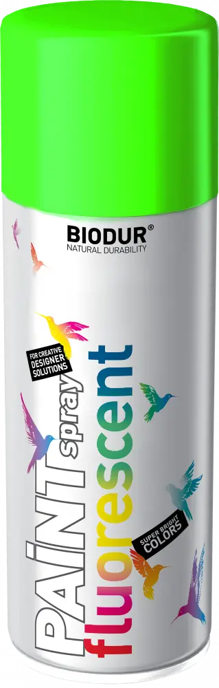 Akrylový email ve spreji - fluorescenční zelená 400ml/RAL 9015