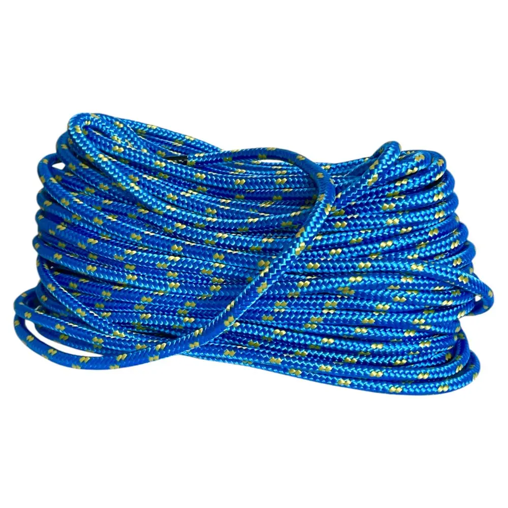 PPF 10 Polypropylenové lano pletené s jádrem - průměr 10mm, 30 metrů modré