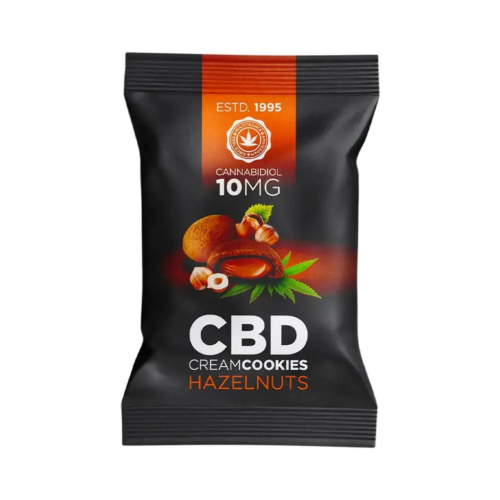 Multitrance CBD Cream Cookies - Lískový oříšek, 17 g