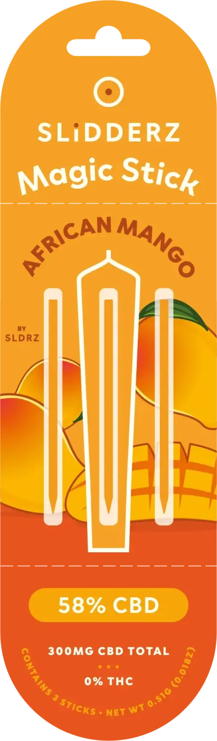 Slidderz Joint Core Africké Mango, 3 ks x 100 mg CBD, 3 x 0,17 g