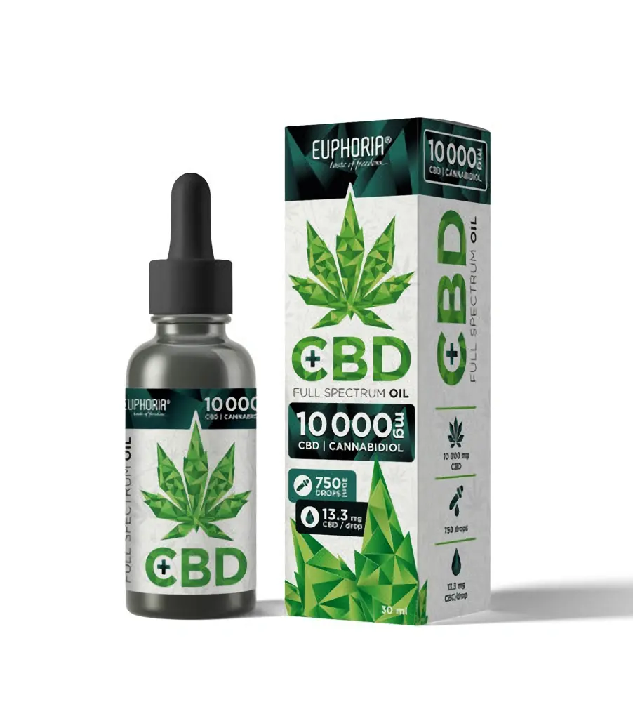 Euphoria Full Spectrum CBD olej, 30 ml, 10 000 mg