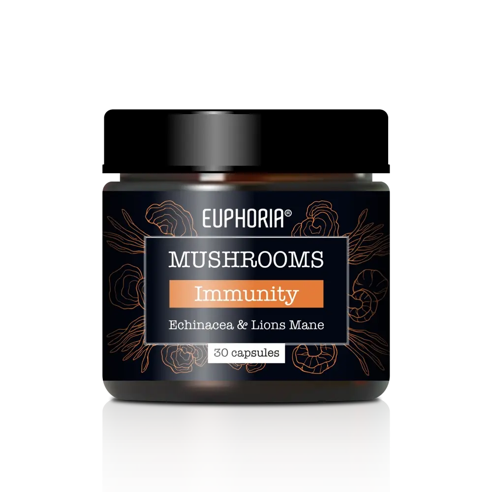 Euphoria Houby Immunity, 30 kapslí