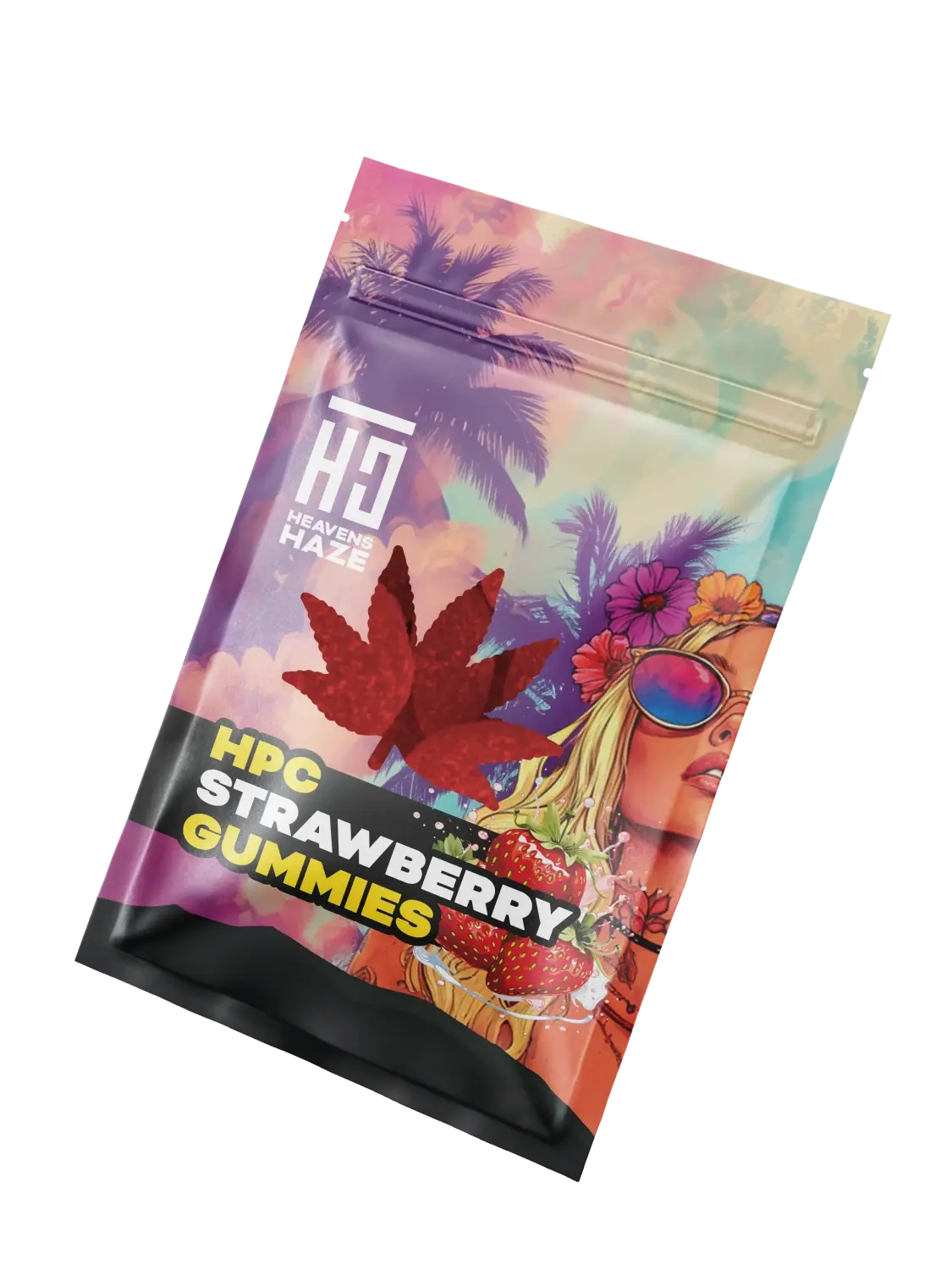 Heavens Haze HPC Gummies Jahoda, 3 pcs, 13,5 g