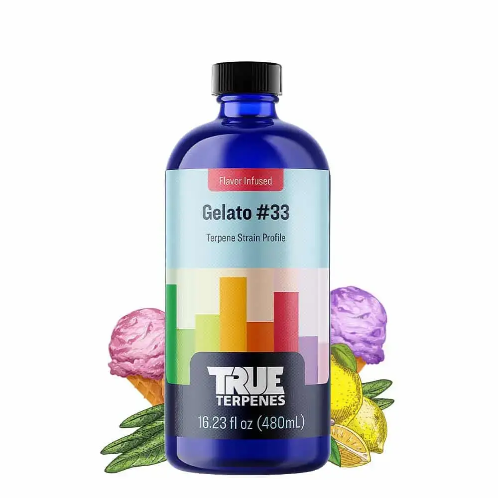 True Terpenes Flavor Infused Gelato #33 (5 ml - 960 ml) 5 ml