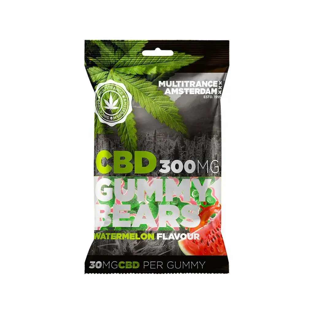 CBD Gumové Medvídky Vodní Meloun (300 mg)