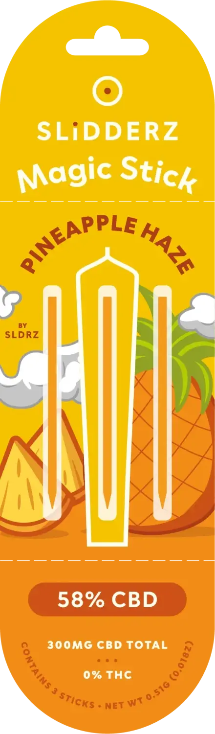 Slidderz Joint Core Pineapple Haze, 3 ks x 100 mg CBD, 3 x 0,17 g