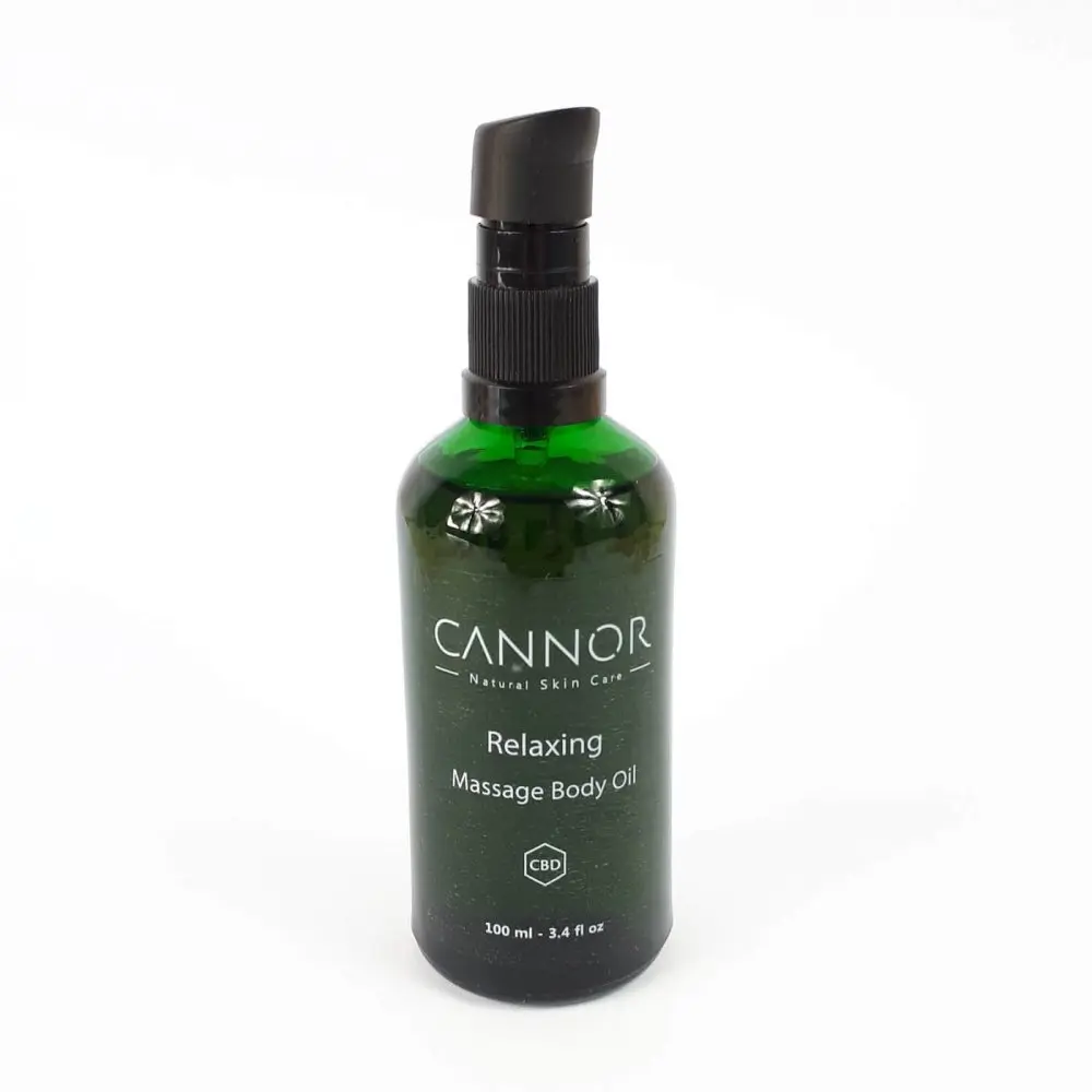 Cannor Masážní olej s CBD, 100 ml