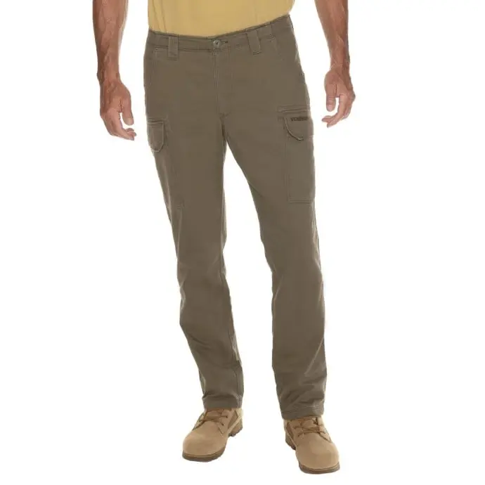Bushman Pánské kapsáčové kalhoty Chirk, tmavá khaki 64