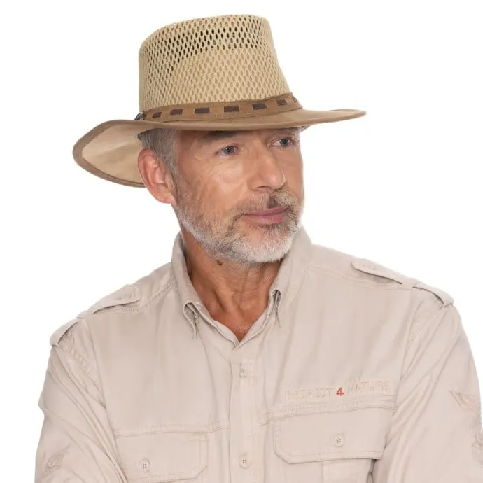 Bushman Pánský a dámský klobouk Breezy II pískově hnědý S