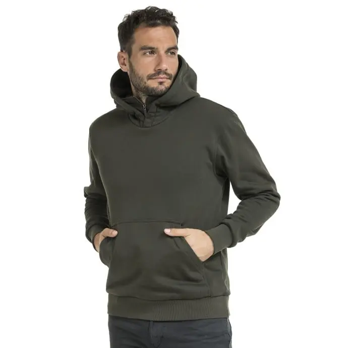 Bushman Pánská mikina Lambert, tmavá khaki XXXXL